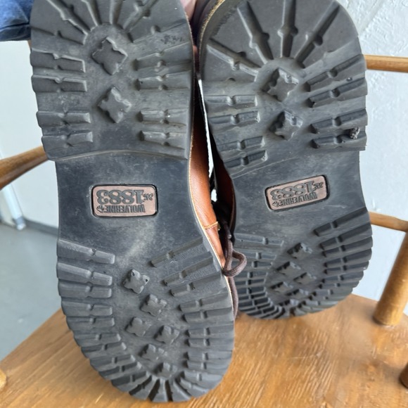 Wolverine 1883 Boots Mens Size12 UK11 EU24 Gray Wool Brown Leather W00773 Chukka - Picture 7 of 14